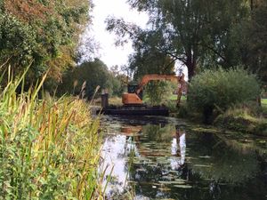 Supporting image for story: Dredging work at Newport Canal halfway done
