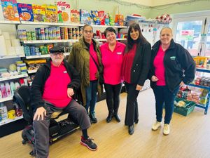 Sureena joins the Pink Ladies and Volunteers from the centre.