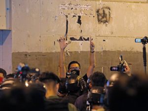 Supporting image for story: Hong Kong court convicts seven men of rioting during 2019 protests