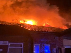 Supporting image for story: Huge blaze on Wem business park cuts power to town