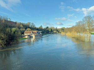Supporting image for story: Road closures in Shrewsbury and Ironbridge as 13 flood warnings remain across Shropshire
