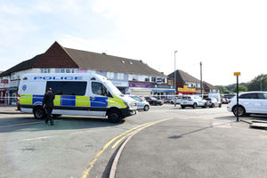 Officers were making inquiries to trace the attacker