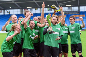 Supporting image for story: In pictures: Big turnout ensures celebrity charity match will return to Shrewsbury