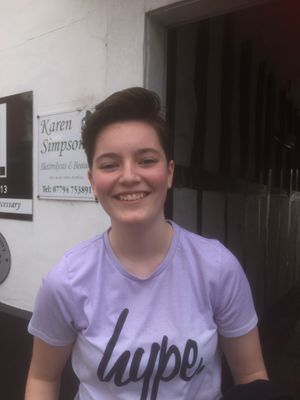 Darcey Hartland raised more than £1,800