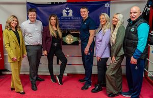 KMC Legal with Richie Woodhall and head Trainer Mo from Wellington boxing club