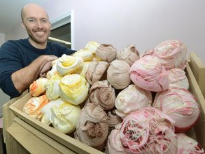 Supporting image for story: Couple celebrate love for the sweeter things in life