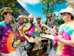 Supporting image for story: Thousands line streets for Telford Carnival in town's 50th birthday year - PICTURES and VIDEO