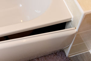 Bath panel warped and not fitted properly