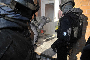 One of the raids as part of Operation Sift