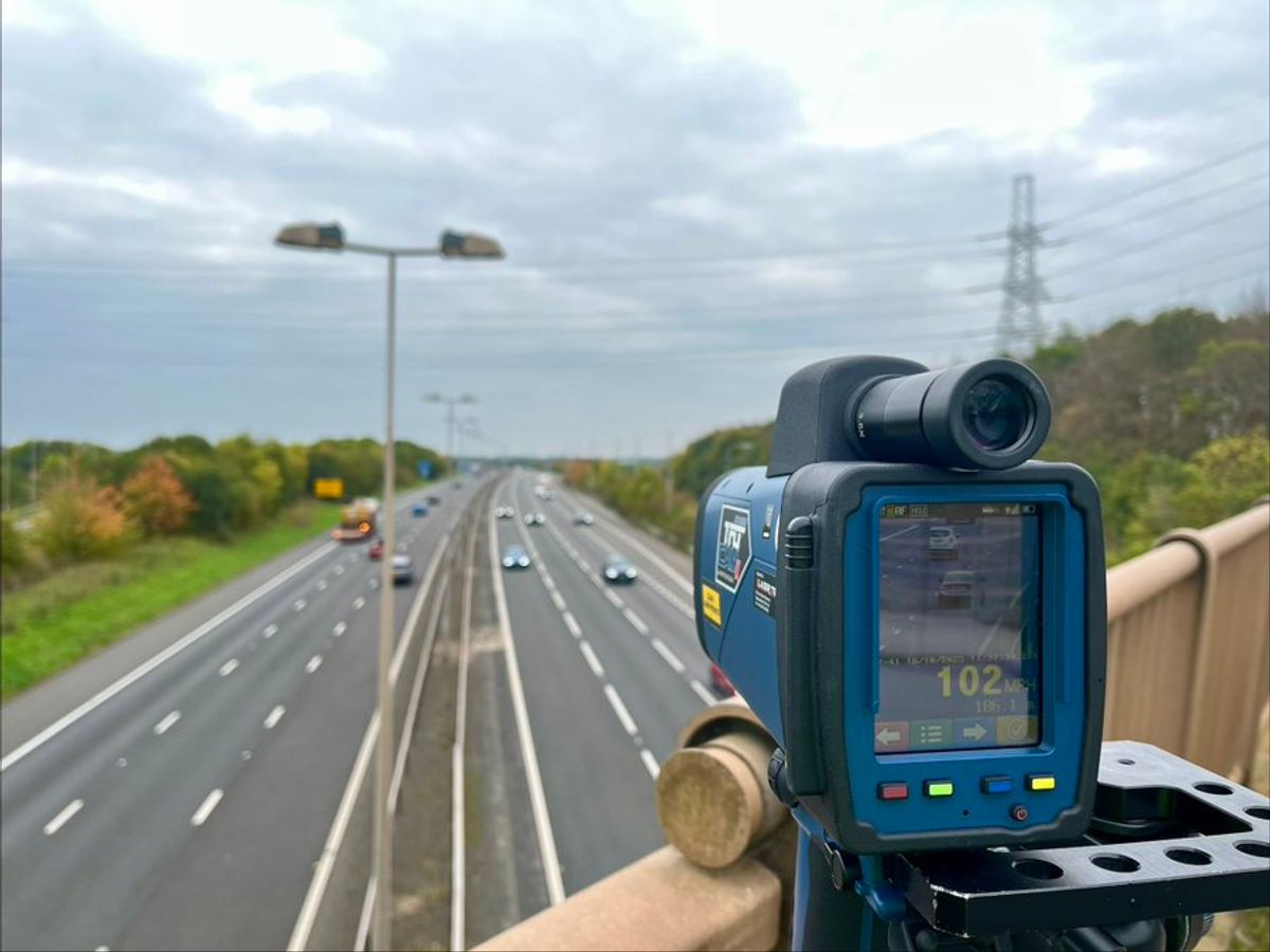 Staffordshire Police catch 50 speeding motorists within 30 minutes on the M6 Toll