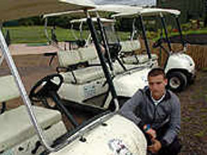 Supporting image for story: Yobs steal buggies in attack on golf club
