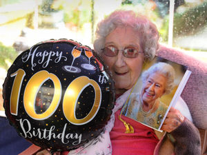 Supporting image for story: Violet celebrates her 100th birthday