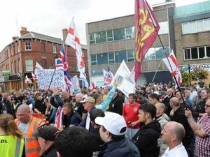 Supporting image for story: Telford EDL march passes off peacefully