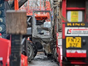 Supporting image for story: In pictures: Aftermath of overnight vehicle fire at West Bromwich industrial site
