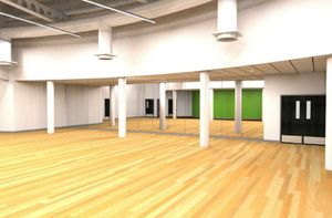 An artist's impression of the new studio