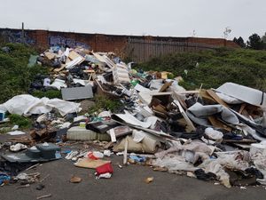 Supporting image for story: Finally! Darlaston fly-tipping eyesore cleared after 14 weeks