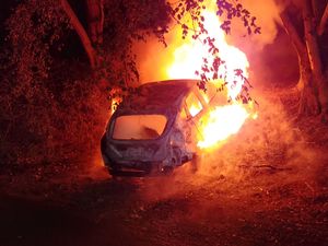 Supporting image for story: Car set on fire deliberately at Dudley scout group's grounds