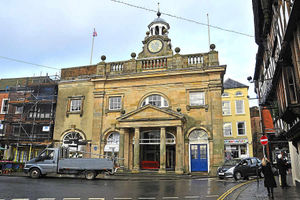 The Buttercross at the top of Broad Street