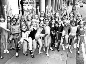 Supporting image for story: Wolverhampton Grand at 125: Starstruck youngsters strike a pose