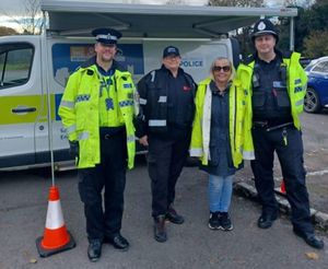 The police in Telford last week