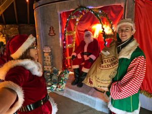 Supporting image for story: Silver mine has festive grotto