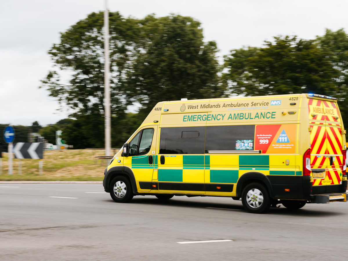 Man rushed to hospital with serious injuries after crash with hedge on A-road near Shrewsbury