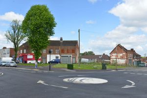 The shops at Carrington Road and School Road