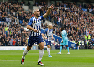 Neal Maupay knows where the goal is.