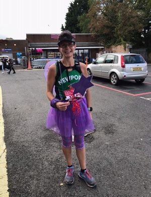 Joanne Lutner had always planned to run the marathon as a fairy