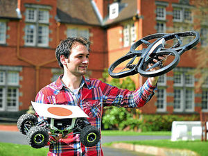 Supporting image for story: Shropshire student's gadget helps farmers track livestock