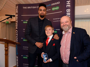 Supporting image for story: Young Wolverhampton role model wins national praise for inspirational fundraising efforts