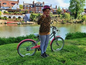 Supporting image for story: Shrewsbury's Lilah, aged 7, raises more than £700 in 100-mile charity cycle ride