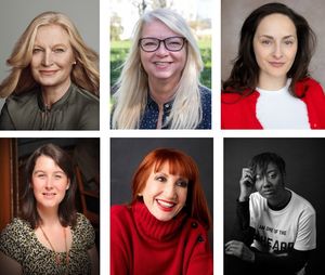 Keynote speakers Clockwise - Hetti Barkworth-Nanton, Adrianne Carter, Lorie-Lainie Shanks,Kim Madill, Nicky Pattinson, Javina Greene.