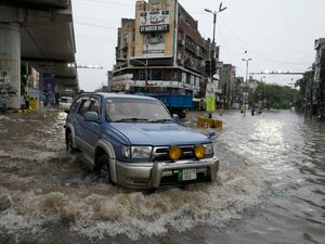 Supporting image for story: Flooding hits Pakistan’s cultural capital Lahore after record rainfall
