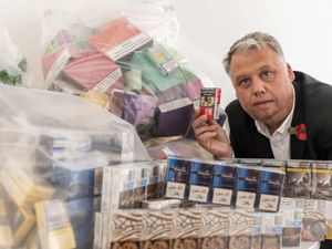 Supporting image for story: Sniffer dogs find £10,000 illegal tobacco during raids in Telford
