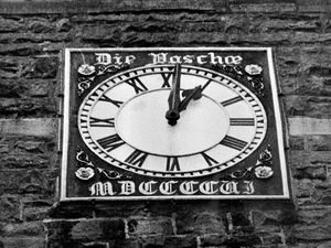 Supporting image for story: Gothic mystery of village clock