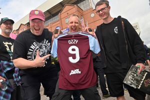 John Lane, from Kidderminster, with Neil Crumpton and Sean Crumpton from Church Stretton