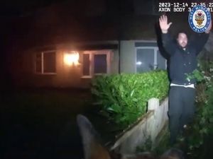 Supporting image for story: Watch: Dramatic moment Birmingham gunman Ryan Carroll found hiding in a bush by police