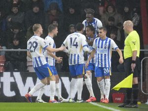 Supporting image for story: Ten-man Brighton survive anxious finish to edge out Bournemouth