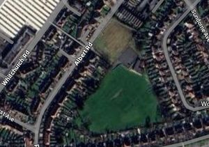 The site of the cricket ground next to the development site at Albert Road, Shrewsbury. Picture: Google Maps