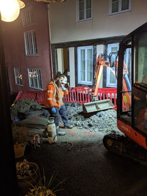 The work in Bishop's Castle. Photo: Keith Wheedon