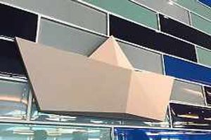 One of the Jesmonite artworks