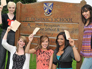 Supporting image for story: GCSE pupils celebrate exam success