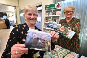 Chris Nadin and Jane Steventon sold Christmas cards