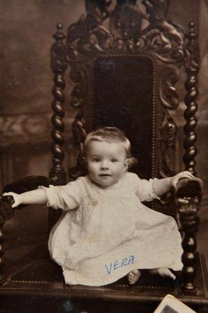 Vera as a baby
