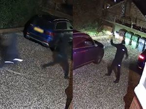 Supporting image for story: Terrifying moment Midlands burglary gang charges at homeowner before stealing his car