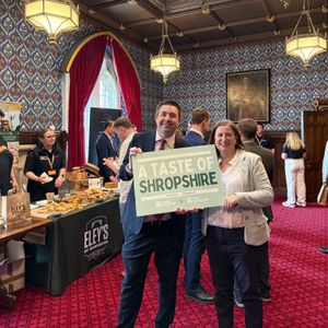 Shaun Davies MP and Julia Buckley MP at the event.