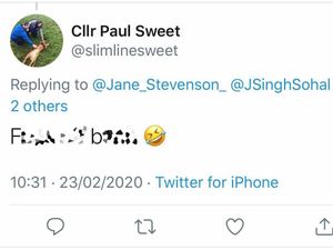 Supporting image for story: Official complaint over abusive tweet sent by Labour councillor to Tory MP