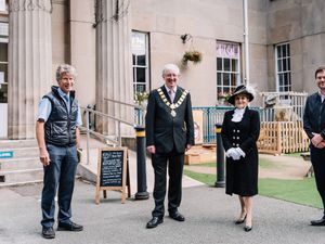 Supporting image for story: Business booming at shopping district as High Sheriff visits