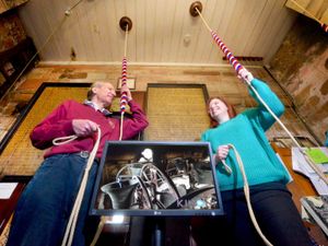 Supporting image for story: Visitors ring church bells at Market Drayton arts festival